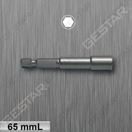 Fijador Magnético Potente Para Tuerca 1/4" Hex x 65 mm L